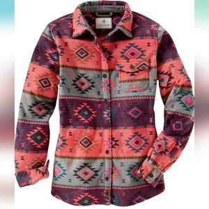 Legendary Whitetails Women's Trail Guide Fleece Button Down Shirt